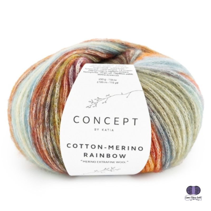 Filato Katia Concept Cotton Merino Rainbow